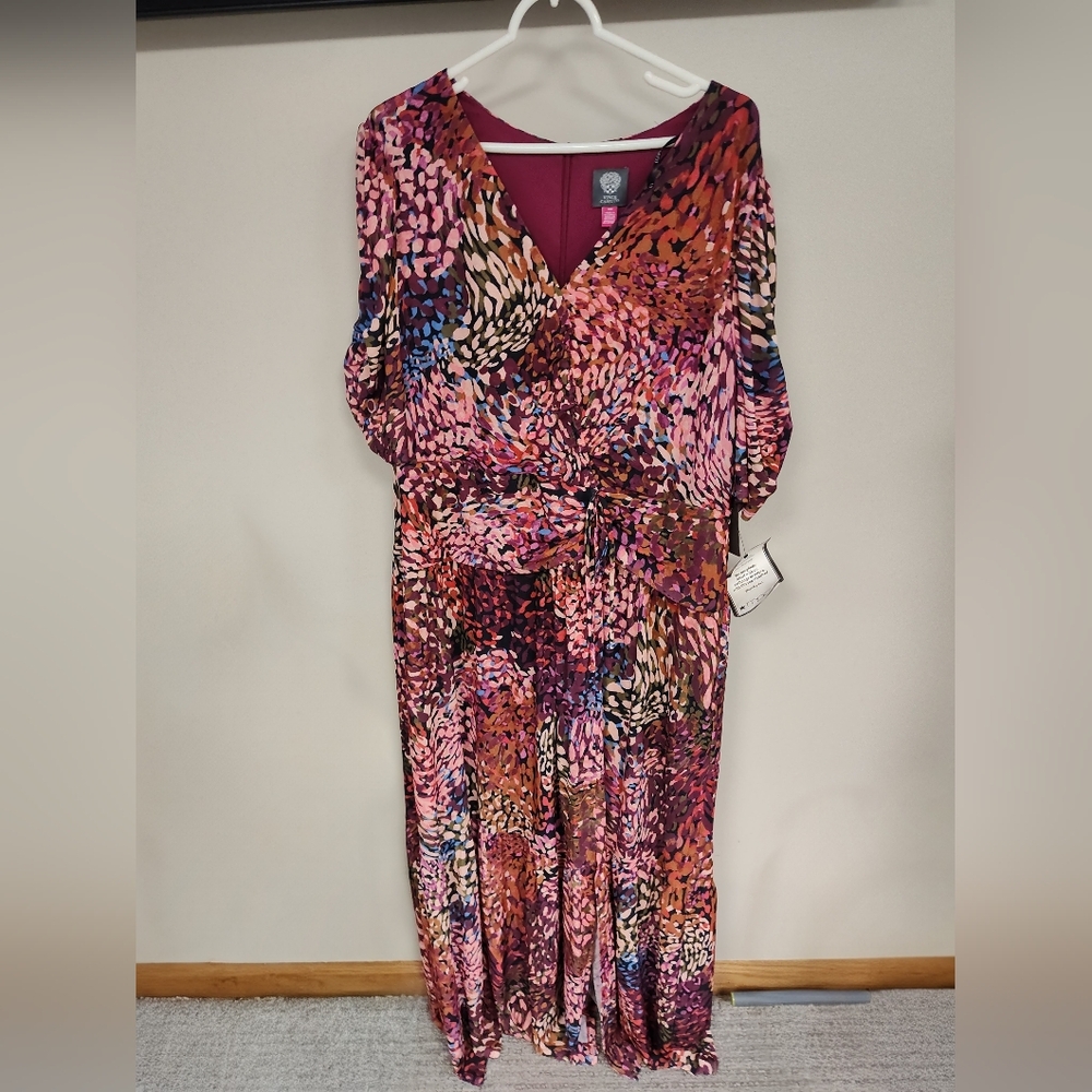 NWT! Women's Plus Size Vince Camuto Maxi Dress - Size 18W - Retail $179 - Picture 2 of 6